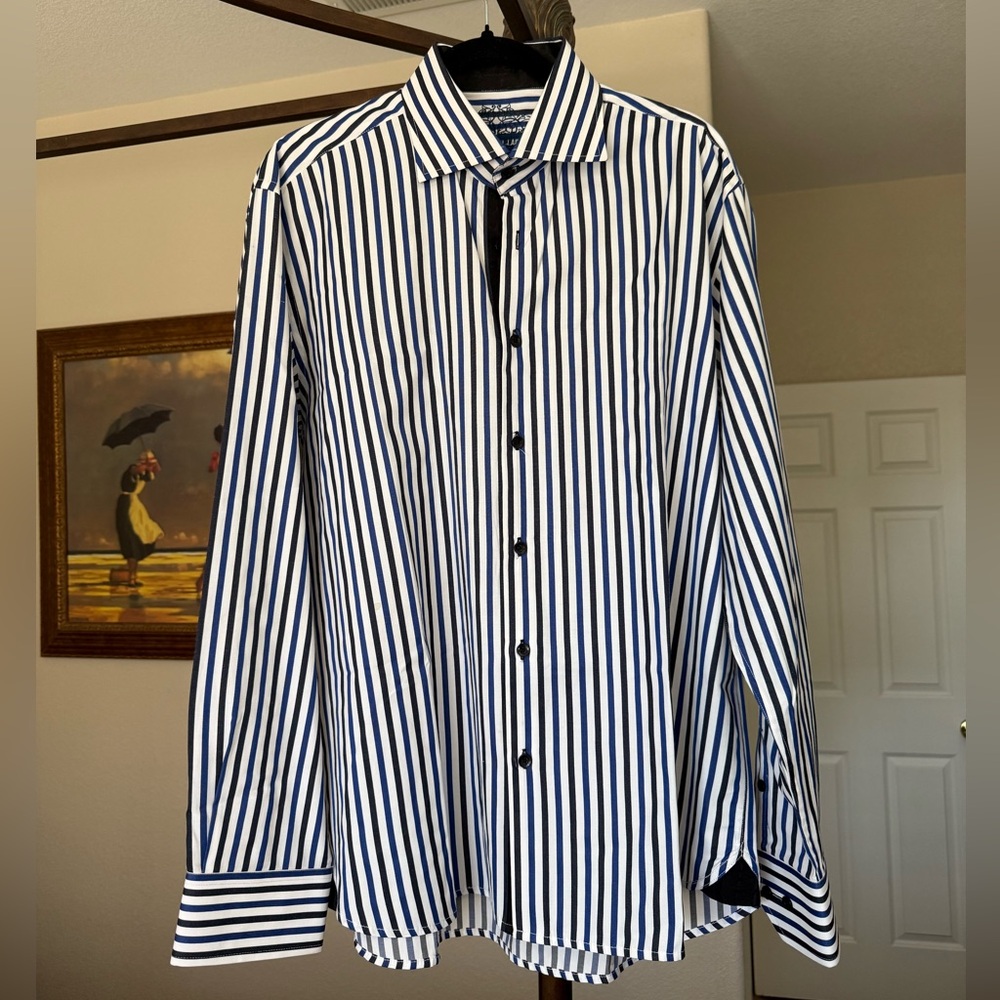 International Laundry Striped Men's Dress Shirt